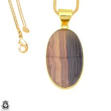 Fluorite 24K Gold Plated Pendant GPH1597 — Sarah Designs Jewelry