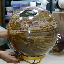 Huge Banded Agate Sphere Healing Metaphysical Spirit Chakra ...