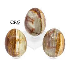 Green Banded Onyx Eggs (2-5 Inches) (1 Kilogram) Large ...