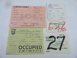 Vintage Various National Park Ticket Stub Short Term ...