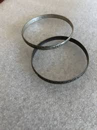 Vintage Lot of 2 Sterling Silver Bangle Bracelets ~ Danecraft & Taxco | eBay