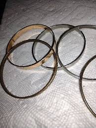 VINTAGE 80'S 90'S STYLE BRACELET LOT OF 7 BANGLES | eBay