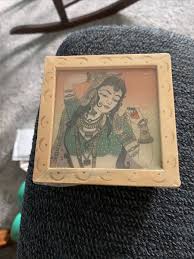 Wooden Trinket Box With Fancy Design Lid 3.25” X 1.5” New | eBay