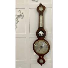 19th Century Rosewood Banjo Barometer, 1835 | Chairish