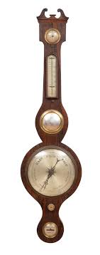 Lot - Antique English Rosewood Barometer