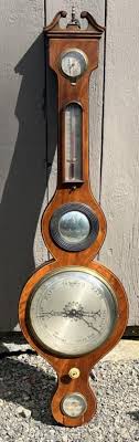 Sold at Auction: English Regency Mahogany Banjo Form Barometer