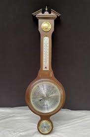 Vintage Banjo Style Barometer Elegance Plaque | eBay