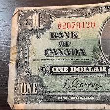 1937 Series Bank of Canada One dollar | eBay