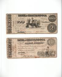Historic Bank of Chattanooga Notes from 1859-1860