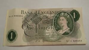 Bank of England One Pound Note - Queen Elizabeth II | eBay