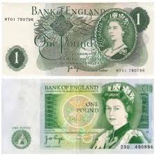 Who remembers the old £1 Notes?