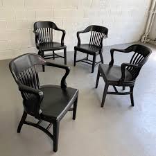 Ebonized Bank of England Armchairs For Sale at 1stDibs