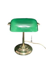 Library Lamp Green | eBay