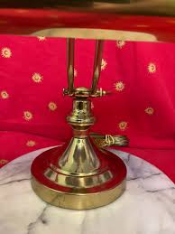 Vtg Metal Polished Brass Finish Desk Piano Lamp / Banker Lamp, Table, Desk, Office, Light - Etsy Canada