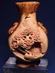 Vintage Japanese Banko Ware Pottery Intricate Carved Tea ...