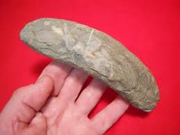 AUTHENTIC INDIAN ARTIFACT -- Curved Pick Bannerstone ...