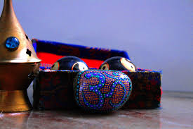 Om Symbol Hand Painted Rock, Spiritual Stone Yogi Gift ...