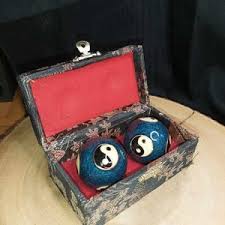 Baoding Balls Marble Blue Ying Yang Baoding Balls Stress Balls Buddhist Balls Chinese Meditation Balls Zen Balls Stress Relieve Balls - Etsy