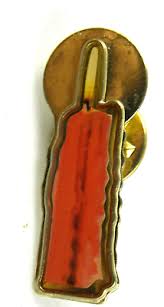 Vintage Candle Flame Pin Fire Metal Hat Lapel | eBay