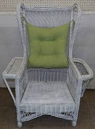 3 Smith Hawken Wicker Arm Chairs