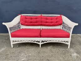 Bar Harbor Wicker Sofa, Large — MJH Design Arts