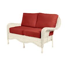 Prospect Hill Outdoor Wicker Deep Seating Love Seat w ...