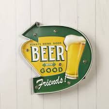 Metal Wall Retro Tin Vintage Decor Signs for Bar Decor