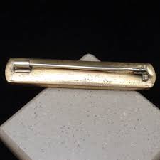 Bird Flower Fence Pin Vintage Bar Brooch Enamel Lots of Detail – World of Eccentricity & Charm