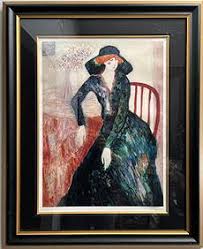 Barbara Wood Lithograph "lady Of The Night"