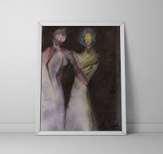 Charcoal, Copic Markers: Amputee - Original Artwork - Mixed ...