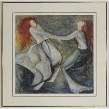 Barbara A. Wood (American, 20th Century) "Happy Moments ...