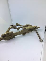 Knocker, Solid Brass, One Piece, One Bolt Included, but May ...