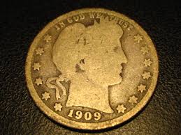 1909-P 90% Silver Barber Quarter Good | eBay