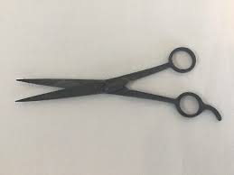 Vintage Barber Shears Hair Cutting Scissors 7" Dunlap Brand ...