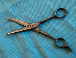 Vintage Circa 1930's Barber Shop Hairstylist Shears Scissors ...
