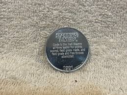 VINTAGE Clyde Drexler 1991 Starting Line Up Silver Coin ...