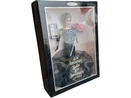 Muñeca Barbie, elegante vestido negro, peinado con moño francés y guantes negros de ópera, edición especial del 40.º aniversario, Mattel, 1999, vintage. - Etsy España