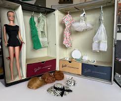 1 Mattel Barbie Vintage Doll Case with Doll | Mercari