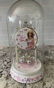 Barbie Anniversary Clock Porcelain Glass Dome | eBay