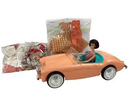 Lot - Vintage Barbie Austin Healey Convertible Sports Car ...