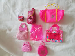 LOT OF BARBIE DOLL PURSES/BAGS (PINK #4) | eBay