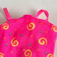 Vintage Barbie Ruffle Dress: 1994 Mattel Pink Doll Outfit - Etsy