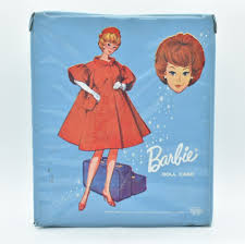 Barbie - VINTAGE CARRYING CASE, 1963 Powder Blue, Mattel, Divided Compartments | eBay
