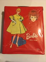 1963 Case Mattel MIDGE Barbie Doll Vintage Wardrobe Glossy Red Accessory Box | eBay