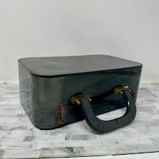 Black Swirl Lucite Box Purse, Vintage Mid Century Hard Side Case, Travel Case, Unique Handbag, Black MCM Top Handle Bag, - Etsy