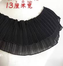 HOT Pleated Lace Trims,double Layer Lace Ruffles,ruffled ...