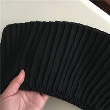 Chiffon Pleated Fringe Pure Color Chiffon Lace Trim Sewing ...