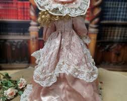 Vintage French Porcelain Doll Blonde Lady, Victorian Figurine ...