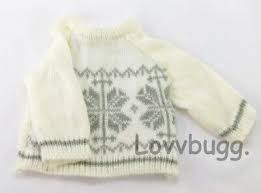 Gray Pants Hat Sweater Scarf for American Girl 18" Doll ...