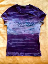 Pssst Vintage Tie Dye T-Shirt Purple and Lavender w Graphic ...